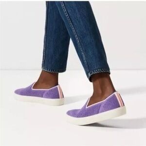 Rothy's Purple Amethyst Terry Slip On Sneaker Shoe 9 Original Box Retired Style